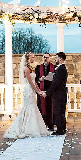 Rooftop wedding new jersey